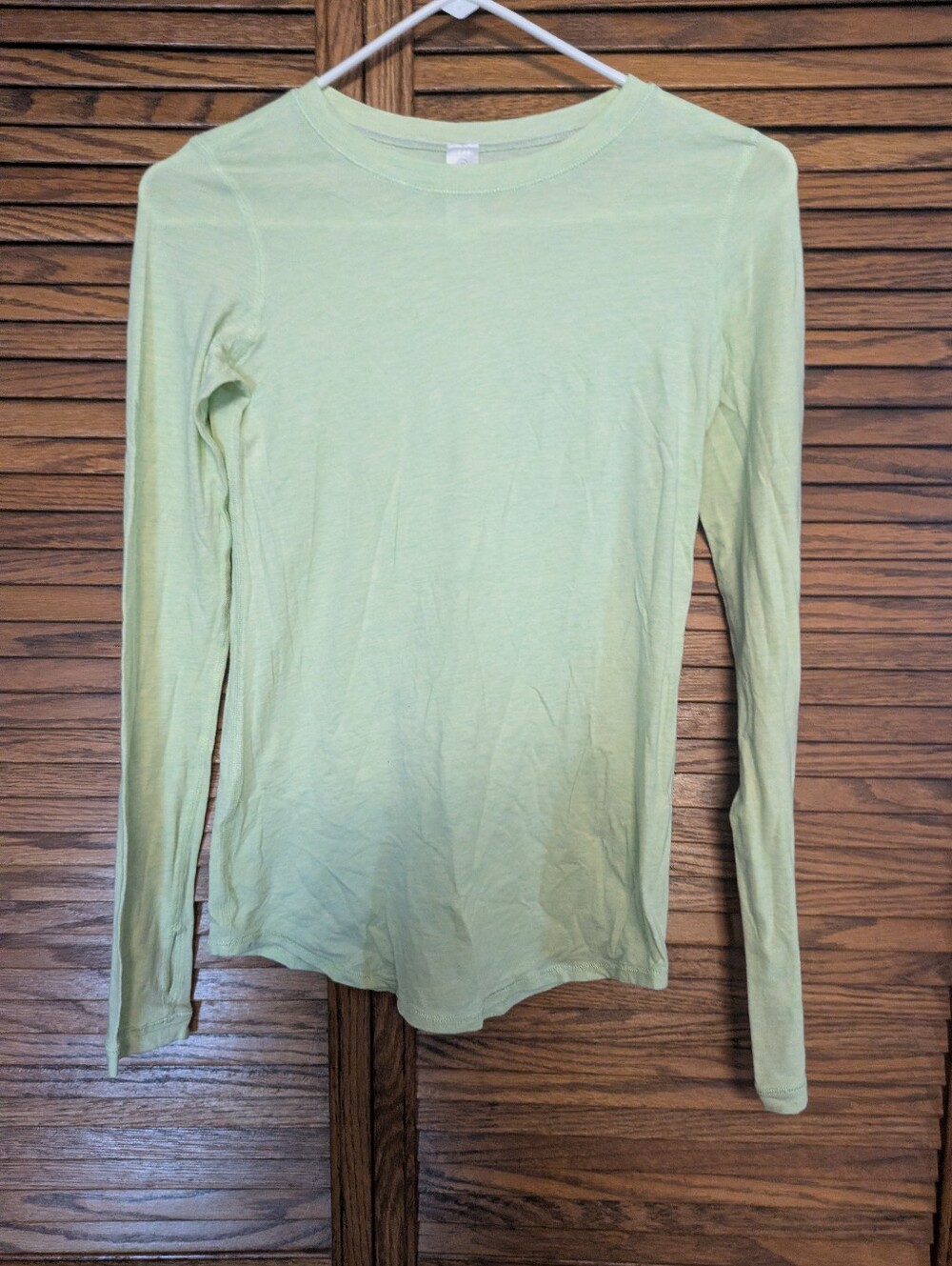 Ivivva By Lululemon Girls Mint Green Long Sleeve Tee Shirt Size 12